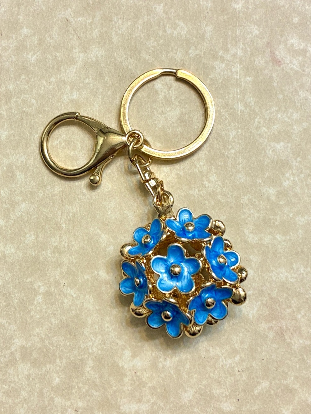 Flower Bouquet Bag Charm